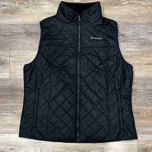 Columbia Black Quilted Vest